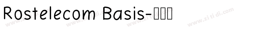 Rostelecom Basis字体转换